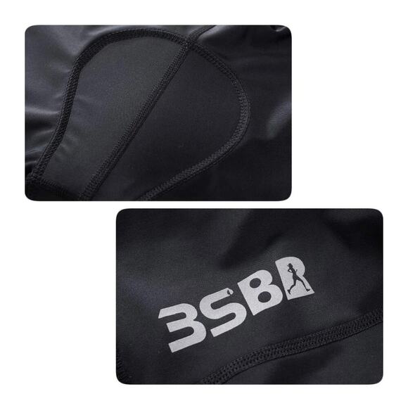 3SB Men’s Triathlon Shorts for Training Cycling in Black Size Large - Picture 3 of 12